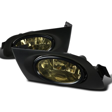 thumbnail image 2 of Speed Daddy Smoked Fog Light Kit + Switch + Type-R Grille – For 2001-2003 Honda Civic 2/4 Door 2 of 3